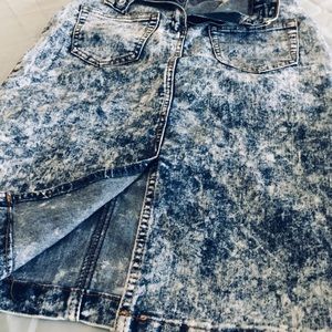 High waist Jean Skirt 💌